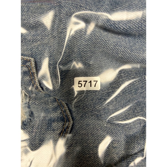 Boho Festival BLANKNYC Womens 27 Blue Distressed Tassel Trim High Rise Shorts - Picture 11 of 11